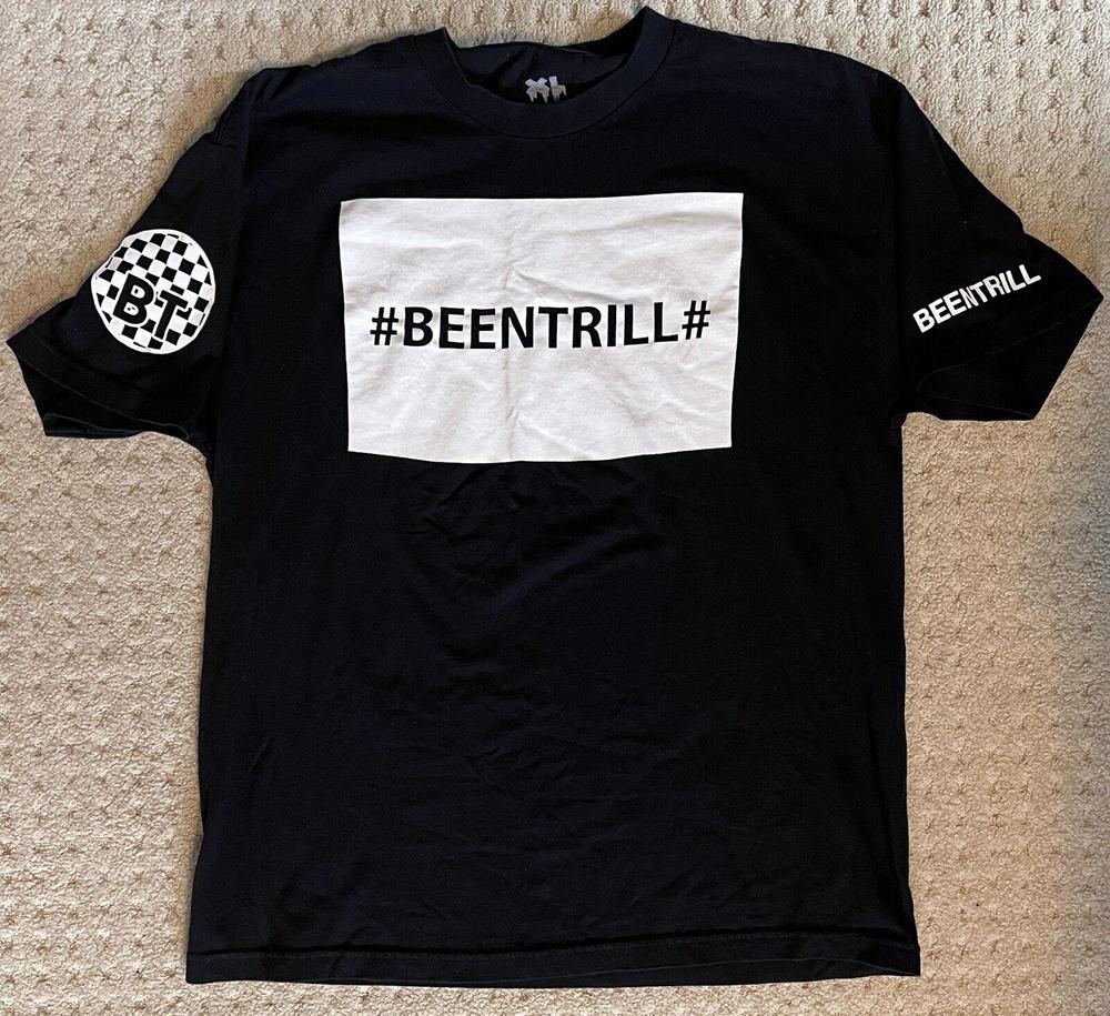Been Trill Black box logo Tee T-Shirt HBA A$AP ROCKY # Beentrill $$ MENS XL